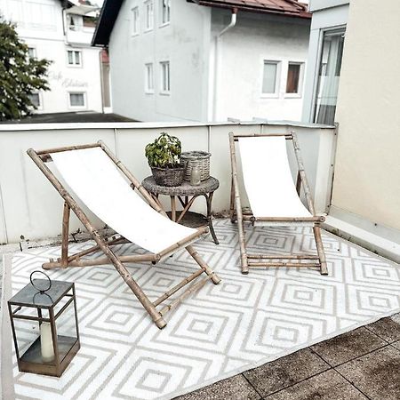 Zentrale Wohnung + Dachterrasse Sonthofen Esterno foto